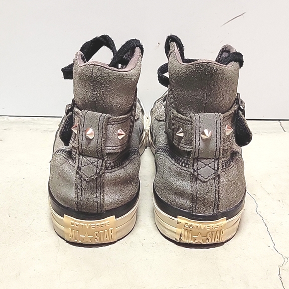 Converse Hi-Top Gray Studded Buckle - Picture 5 of 8